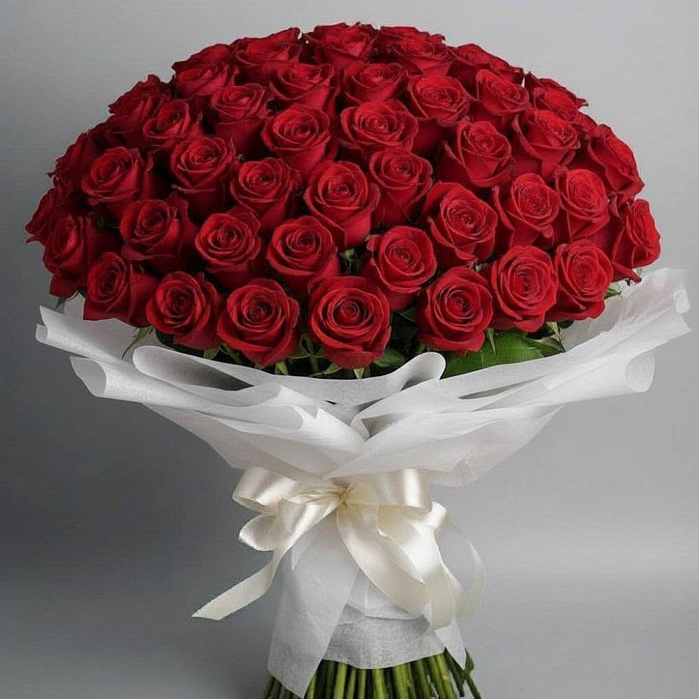 101 Красная роза Блэк Мэджик в Одинцово Букет 101 Красная роза Блэк Мэджик в Одинцово