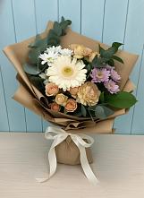 Букет цветов из:  Герберы и Хризантемы в Одинцово