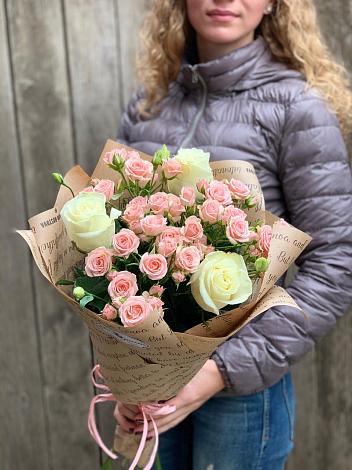 Букет цветов из: Розы в Одинцово