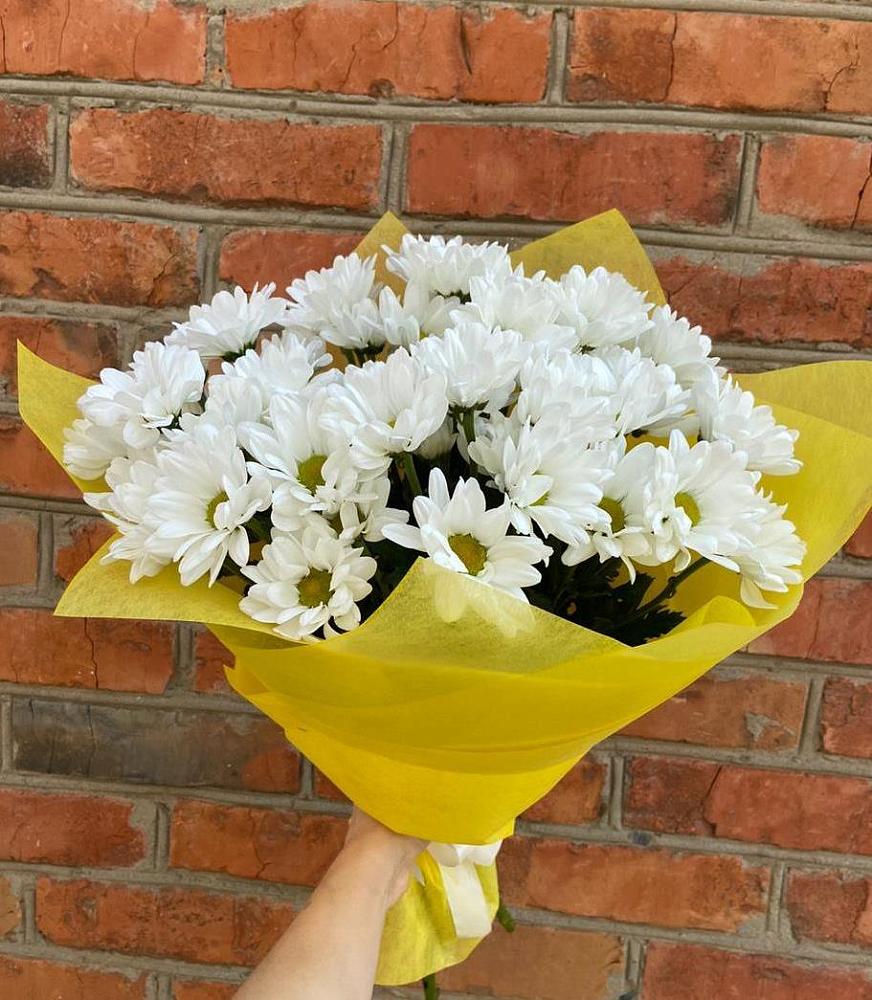 Букет Застенчивые лепестки в Одинцово Букет цветов из: Хризантемы в Одинцово