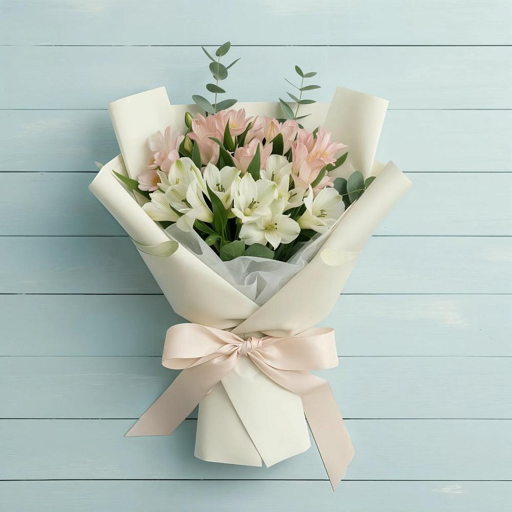 Букет цветов из: Альстромерии в Одинцово