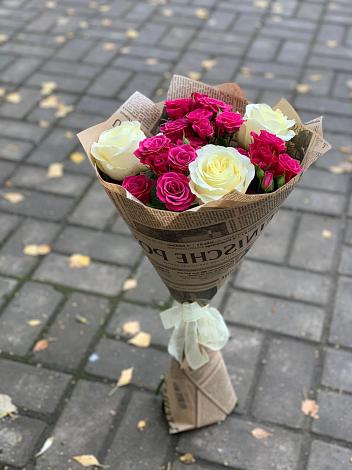 Букет цветов из: Розы в Одинцово