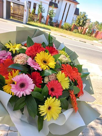 Букет цветов из: Герберы в Одинцово